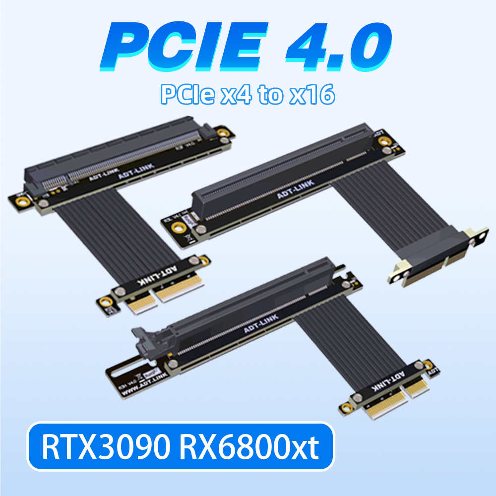 Pcie 4.0 X16 Riser Cable 90 Degree - Iningle 90 ouble 90 ight egree