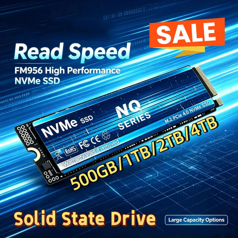 M.2 Nvme 4Tb Pcie 4.0 Ssd - 2026 NQ SSD 500GB 1TB 2TB