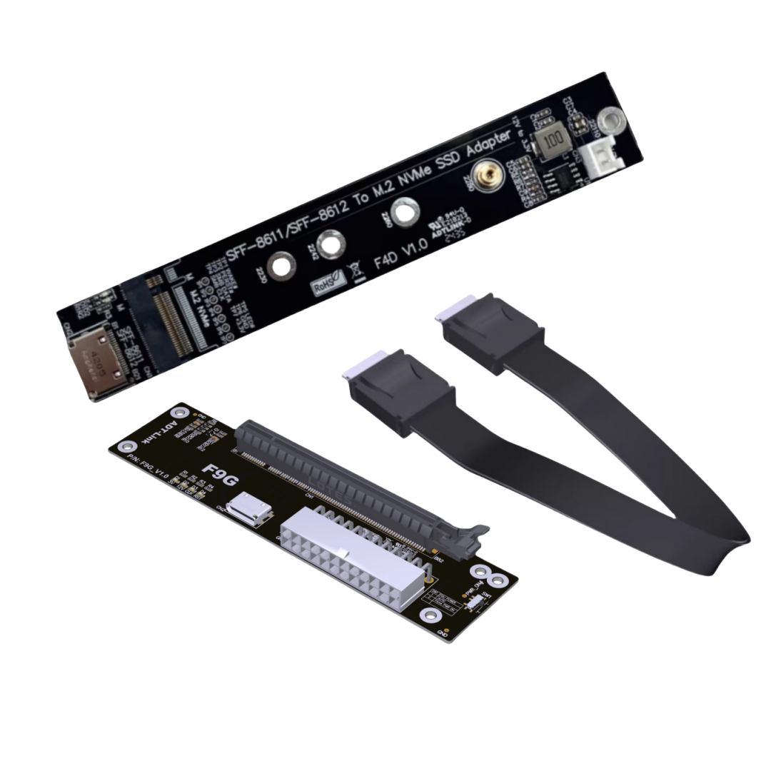 Pcie 4.0 x4 64gbps oclink port - External Gpu Dock Pcie 4.0 Oculink avaliação e preço
