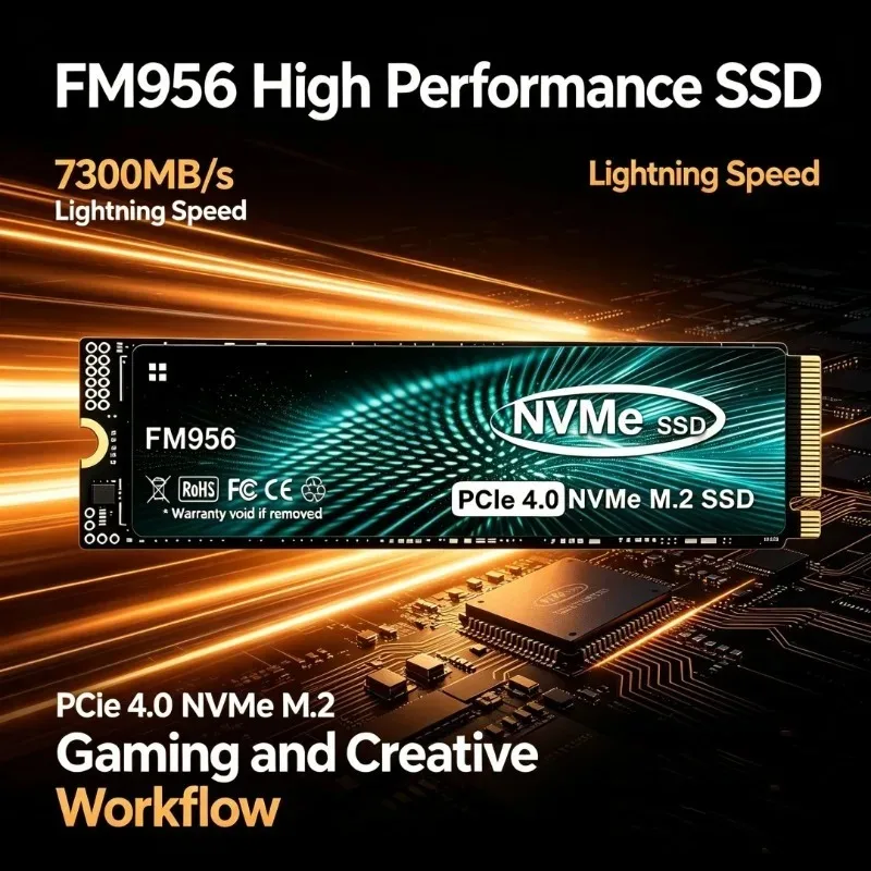 SSD NVMe M.2 2280 FM956 origin - M.2 Nvme 4Tb Pcie 4.0 Ssd avaliação e preço