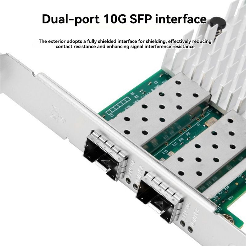 Placa de Rede Eficiente X520-D - 10Gb Sfp+ Pcie Network Card Dual Port avaliação e preço